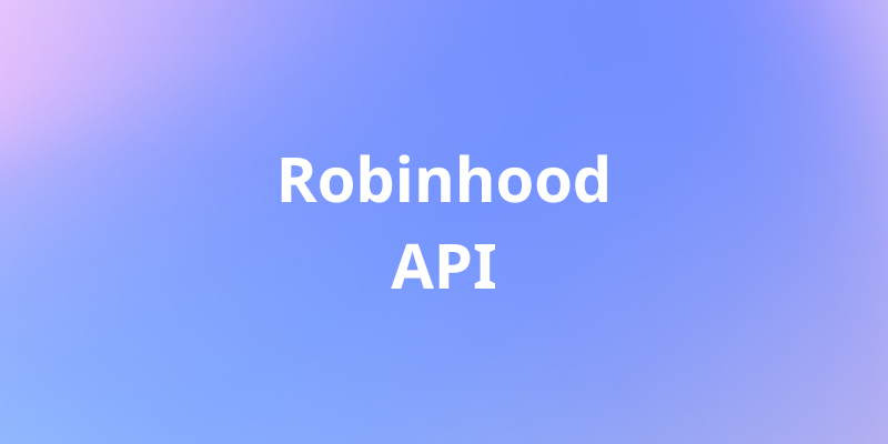 Robinhood API